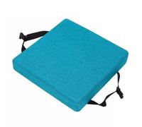 qing yun Coussin de chaise antidérapant, carré épais et antidérapant pour tabouret, jardin, intérieur et extérieur (28 x 28 x 5 cm, bleu)
