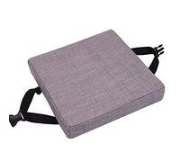 qing yun Coussin de chaise carré épais 5/8 cm, antidérapant pour chaise, tabouret, jardin, intérieur et extérieur (35 x 35 x 5 cm, violet gris)