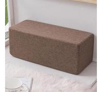 qing yun Coussin de soutien carré pour accoudoir de canapé, durable pour accoudoir de canapé, coussin long pour remplir l'espace entre le matelas (20 x 20 x 55 cm, marron)
