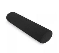 qing yun Coussin rond pour traversin de lit, rallonge de matelas, coussin long (20 x 20 x 80 cm, noir)