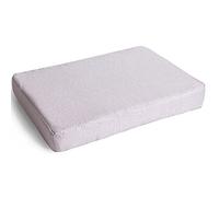 qing yun Coussins de chaise d'étudiant, rectangulaires, antidérapants avec attaches - En éponge douce et respirante - 35 x 25 x 3 cm, gris