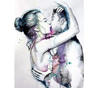 Qingdewan Puzzle en Bois 1000 Pièces pour Adultes et Enfants - Couple Amoureux - Jeu Classique Créatif