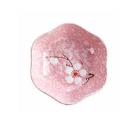 QINGGANG-0224 Bols à tremper Plats à tremper for sauce soja Bols à tremper for sauce barbecue ou assaisonnement(Pink)