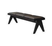 QINGGANG-0224 Chaise Longue Table de Salle à Manger rétro en Bois rembourrée, Tabouret for vestiaire/Chaussures, Chevet(XL)