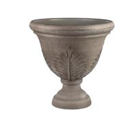 QINGGANG-0224 Pots de Fleurs d'intérieur This Planter Features A Concrete-Look Design and is Ideal for Growing Plants with Deep Root Systems.(Bruin)