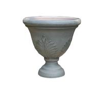 QINGGANG-0224 Pots de Fleurs d'intérieur This Planter Features A Concrete-Look Design and is Ideal for Growing Plants with Deep Root Systems.(Bronze)