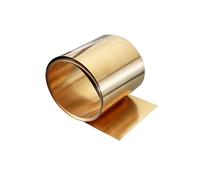 qinggw 1pc 0,1/0,2/0,3 mm Feuille de cuivre béryllium C17200 Beryllium Bronze Plate de résistance à la Corrosion Materifices pour Le Travail des métaux (Taille : 0.1X100X1000mm)