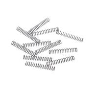 qinggw 30pcs Stylo à Bille Spring Petit Allongée Ressort de Compression Galvanized0.4 * 4 * 25 mm (Taille : 0.4x4x25mm)