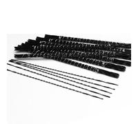qinggw 48 pièces 130mm Spirale Lames de scie à chantourner pour Bois PVC métal Coupe Outils électriques frette scie sauteuse Accessoires (Taille : MSSB01 TPI46)