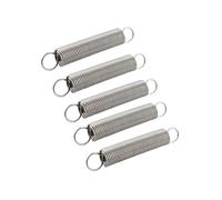 qinggw 5pcs Extension en Acier Inoxydable Ressort Petits Crochets Ressorts de Traction 1mm d'épaisseur Ressorts Allongement (Taille : 1x8x30mm)
