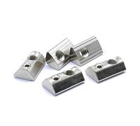 qinggw T écrou M3 M4 M5 M6 M8 T Écrou à Ressort à Ressort Demi-Ronde Écrou à Fente d'élasticité pour 2020 3030 4040 Profilé en Aluminium (Taille : 30 M5 10pcs)