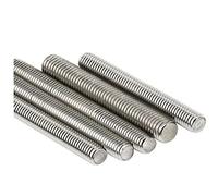 qinggw Tige filetée M2 / 2.5/3/4/5/6/8/10 / 12x250mm 304 Acier Inoxydable Fixations de Tige entièrement filetées (Taille : M2 x 250mm 5pcs)