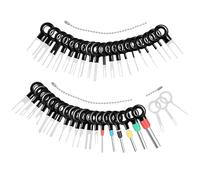 QINGHEC Lot de 41 Extracteur De Cosses Petit, Outils De Extracteur de Cosses, Outils de Retrait de Terminal pour la Plupart des Terminaux de Connecteurs