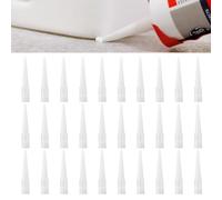 QINGHEC Lot de 55 Pointes de Cartouche en Silicone Buse pour Pistolet à Silicone Buses d'étanchéité Buse de Calfeutrage Embout de Rechange pour Cuisine Ménage - Outil d'étanchéité