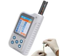 QINGHEDZSW Analyseur Durine Portable Et Numérique, avec 100 Bandelettes De Test De Ph, Rechargeable par USB, Fonction De Stockage des Données, Outil Danalyse Durine De Routine pour Les Hôpitaux, Les