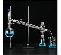 QINGHEDZSW Kit De Verrerie De Laboratoire De Chimie, Kit De Distillation, Surface Lisse, Haute Transparence, pour Lenseignement des Sciences Industrielles À Domicile