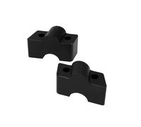 QINGHUAWANG Riser Guidon pour K&awasaki pour ER-6N pour ER-6F ER6N ER6F 2012-2016 pour Z650 pour Z 650 2017 Guidon De M&OTO Rehausseur Dos Déplace Kit Support Noir Pince Rehausse Guidon