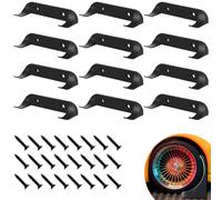 QINGLANG Lot de 12 supports muraux stables pour voiture - Support vertical pour voitures - Compatible avec Speed Champion pour les amateurs de voiture