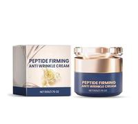 QingLing Crème Anti-Âge aux Multi-Peptides,Crème Raffermissante pour Peaux Sensibles, Effet Lissant et Raffermissant Immédiat, Réduction Visible des Rides - Pour Visage Jeune et Éclatant (50g)