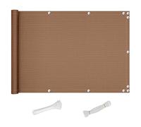 QINGLV Brise Vue 70x1000cm Brise Vue Occultant UV RéSistant RéSistant Aux IntempéRies Brise Vue Terrasse pour Patio/Jardin/Terrasse/Grillage -Brun