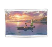QINGRONG Studio Ghibli Poster « When Marnie Was There » - Impression photo - Peinture en polyester - Décoration d'intérieur - Chambre à coucher - Décoration moderne - Cadeaux - 101,6 x 152,4 cm