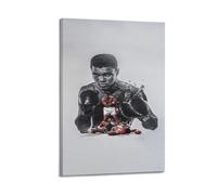 QINGSDEC Affiches Applicable à Muhammad Toile Peinture à l'huile Peinture Décorative Art Poster Suspendu Peinture Maison Salon Chambre Salle à Manger Mur 30 x 45 cm Style Cadre