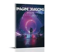 QINGSDEC Affiches Applicable à Next To Me Toile Peinture à l'huile Peinture Décorative Art Poster Suspendu Peinture Maison Salon Chambre Salle à Manger Mur 20 x 30 cm Style Cadre