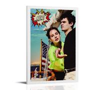 QINGSDEC Affiches Applicable à Norman, Go to Your Rockwell Toile Peinture à l'huile Peinture Décorative Art Poster Suspendu Peinture Maison Salon Chambre Salle à Manger Mur 30 x 45 cm Style Cadre