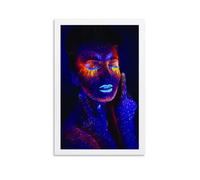 QINGSDEC Affiches Applicable à Reino De Dios Esta Dentro De Ti Toile Peinture À L'huile Peinture Décorative Art Poster Suspendu Peinture Maison Salon Chambre Salle à Manger Mur 40 x 60 cm Sans Cadre