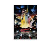 QINGSDEC Affiches Applicable pour aller au lit à minuit 5 Monstre Peinture à l'huile Peinture décorative Art Poster Suspendu Peinture Maison Salon Chambre à coucher Mur salle à manger 30 x 45 cm Sans