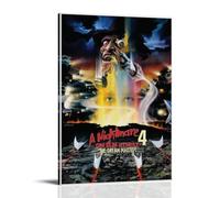 QINGSDEC Affiches Applicable pour aller au lit à minuit 5 Monstre Peinture à l'huile Peinture décorative Art Poster Suspendu Peinture Maison Salon Chambre à coucher Salle à manger Mur 30 x 45 cm Style