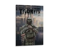 QINGSDEC Posters Applicable to Escape from Tarkov Canvas Oil Painting Decorative Painting Art Poster Hanging Painting Home Living Room Dining Wall 20 x 30 cm Cadre Style