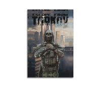 QINGSDEC Posters Applicable to Escape from Tarkov Canvas Oil Painting Decorative Painting Art Poster Hanging Painting Home Living Bedroom Dining Wall 40 x 60 cm Sans cadre