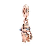 QINGTIAN Breloque en argent sterling 925 pour femme - Compatible avec les bracelets et colliers européens - Idéal pour les femmes et les filles1, one size fits all, Métal non précieux, no
