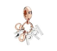 QINGTIAN Breloque en argent sterling 925 pour femme - Compatible avec les bracelets et colliers européens - Idéal pour les femmes et les filles1, one size fits all, Métal non précieux, no