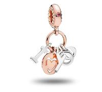 QINGTIAN Breloque en argent sterling 925 pour femme - Compatible avec les bracelets et colliers européens - Idéal pour les femmes et les filles1, one size fits all, Métal non précieux, no
