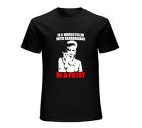 QINGXIANG in A World Filled with Kardashians Be A Patsy Men T-Shirt Black 3XL