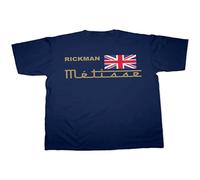 QINGXIANG Rickman MÉTisse Motorcycle T Shirt Navy S