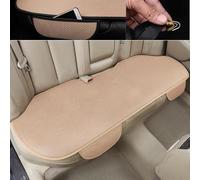 QingxingFa Coussin de siège de Voiture antidérapant pour l'été,Coussin de siège de Voiture antidérapant en Soie glacée amélioré pour l'été (Beige,Banquette arrière)