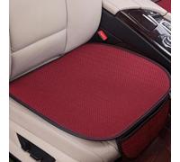 QingxingFa Coussin de siège de Voiture antidérapant pour l'été,Coussin de siège de Voiture antidérapant en Soie glacée amélioré pour l'été (Rouge,Siège Avant 2 pièces)