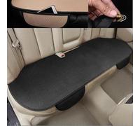 QingxingFa Coussin de siège de Voiture antidérapant pour l'été,Coussin de siège de Voiture antidérapant en Soie glacée amélioré pour l'été (Noir,Banquette arrière)