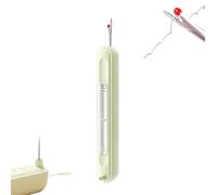 QingxingFa Enfile-Aiguille 2 en 1, découseur, Outil d'enfilage d'aiguille Extensible pour Couture à la Main, Tricot, Artisanat, matelassage, Outils d'enfilage et de Retrait de Fil 2 en 1 (Vert)