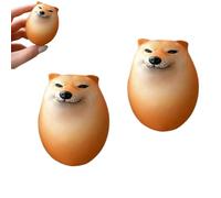 QingxingFa Oeuf pour Chien, Jouets Oeuf pour Chien, Jouet Oeuf, Jouets Oeuf pour Chien Jouets Anti-Stress Jouets Sensoriels Squishy À Montée Lente (2pcs)