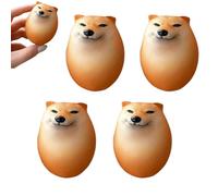 QingxingFa Oeuf pour Chien, Jouets Oeuf pour Chien, Jouet Oeuf, Jouets Oeuf pour Chien Jouets Anti-Stress Jouets Sensoriels Squishy À Montée Lente (4pcs)
