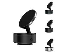 QingxingFa Support De Téléphone Magnétique, Ventouse Ultra-Stable, Support De Voiture Magnétique, Support De Téléphone Portable Universel Réglable pour Pare-Brise Et Tableau De Bord (Noir)