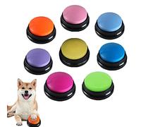 QingYi Bouton pour Chien pour la Communication 8 pièces pour Chien, Chat, Animal de Compagnie pour Jeu d'entraînement à la Communication