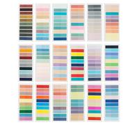 QINGYIWL 3600 Pièces Marque Page Adhesif, 18 Styles Multicolore Post It Livre, Sticky Notes, Index Tabs, Inscriptible Sticky Tabs pour Maison, Ecole, Bureau