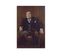 QINGYUAN Graham Sutherland Winston Churchill Poster Impression sur toile Décoration murale moderne 60 x 90 cm