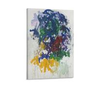QINGYUAN Joan Mitchell Chord X 1987 Poster sur toile esthétique pour chambre - Décoration murale moderne - 40 x 60 cm