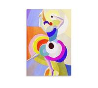 QINGYUAN Poster Sonia Delaunay danseur de flamenco - Décoration murale - Cadeau pour chambre à coucher - 50 x 75 cm